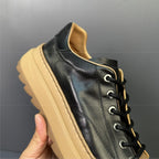 GG Men's High-end Retro Casual Shoes - Low-top design, handcrafted leather shoes with various styles