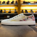 Breathable canvas sports shoes, men's low-top style, fashionable and versatile, casual shoe model.