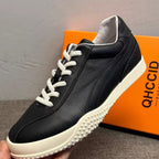 Men's new leather high street white sports shoes, breathable, casual and fashionable, multi-functional style