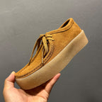 Leather casual shoes, thick sole design, heightening effect, comfortable yet fashionable shoes.