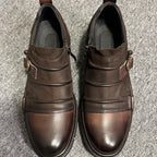 Handmade by men, made of leather, soft-soled casual shoes, multi-functional horsehide shoes