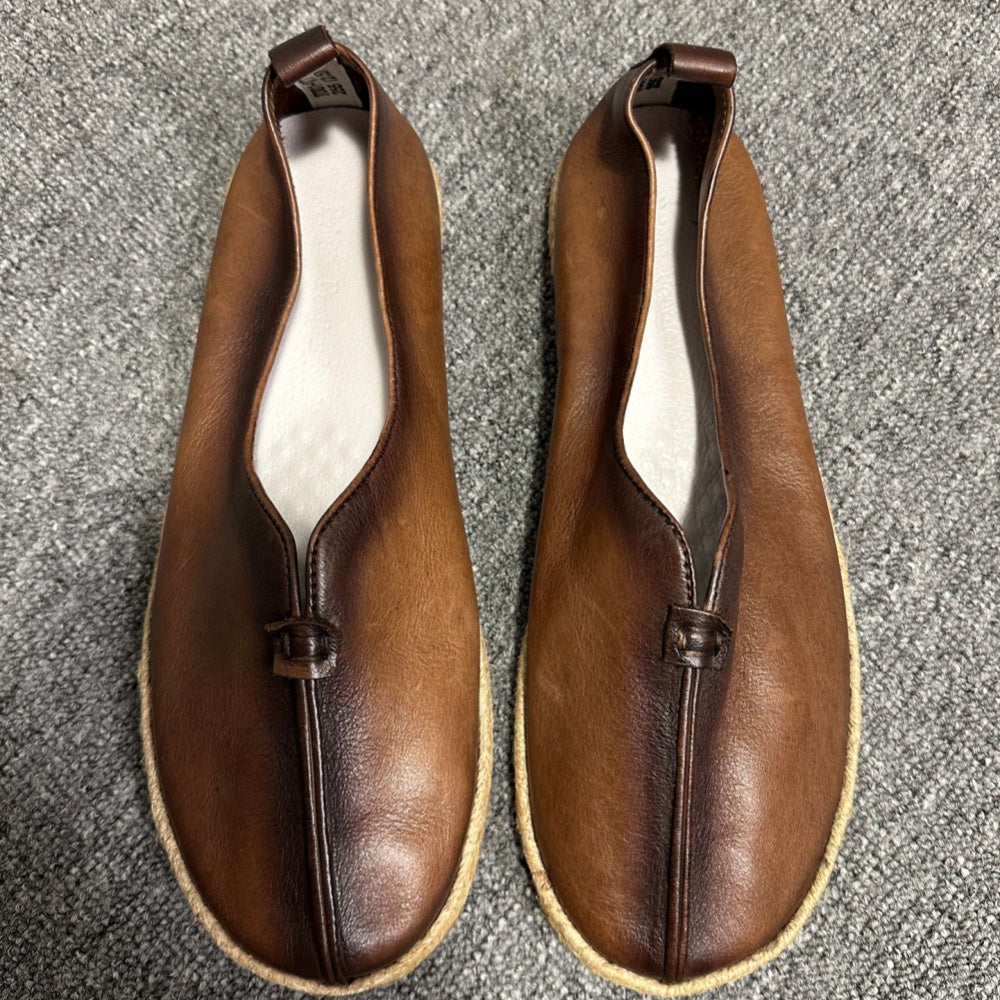 Layered cowhide fishing shoes (men's style) - Lightweight, comfortable, hand-sewn