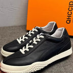 Men's new leather high street white sports shoes, breathable, casual and fashionable, multi-functional style