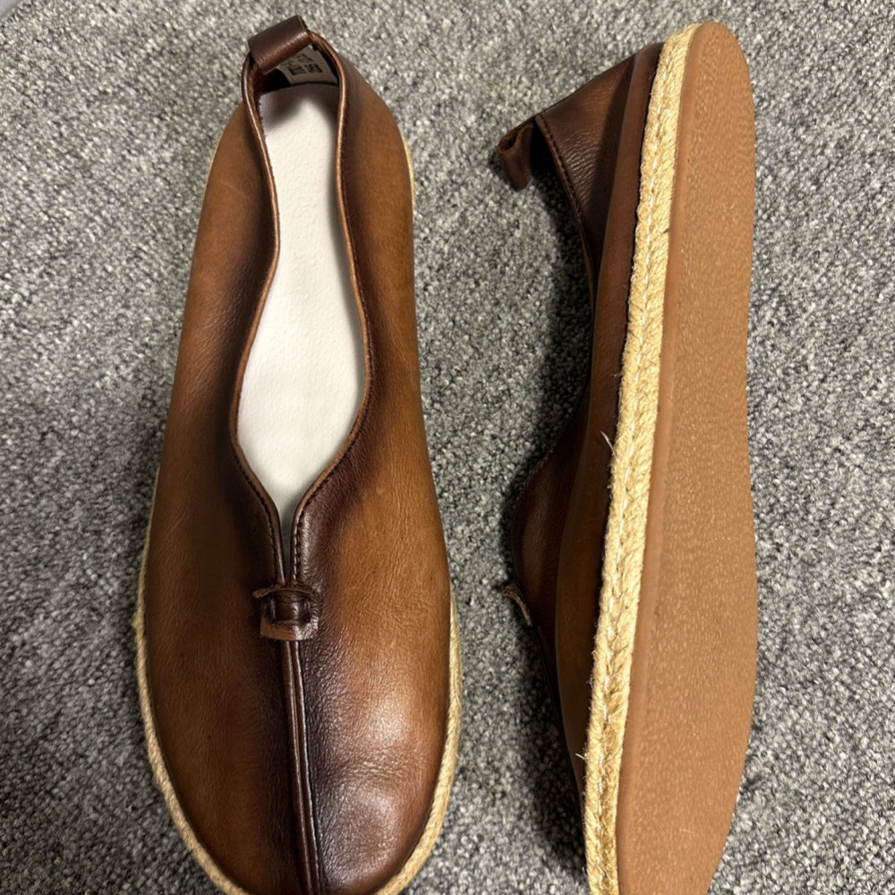 Layered cowhide fishing shoes (men's style) - Lightweight, comfortable, hand-sewn