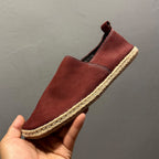 Soft cowhide fishermen's shoes, men's pure leather casual shoes, retro casual handmade loafers