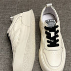 Men's leather stylish new trendy multi-functional breathable casual sports shoes. Trendy shoe style.