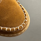 Men's new high-end warm winter thick-soled warm sheepskin boots in high-top style