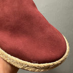 Soft cowhide fishermen's shoes, men's pure leather casual shoes, retro casual handmade loafers