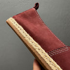 Soft cowhide fishermen's shoes, men's pure leather casual shoes, retro casual handmade loafers