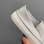 New men's leather white sports shoes, men's casual loungewear shoes, men's breathable casual shoes