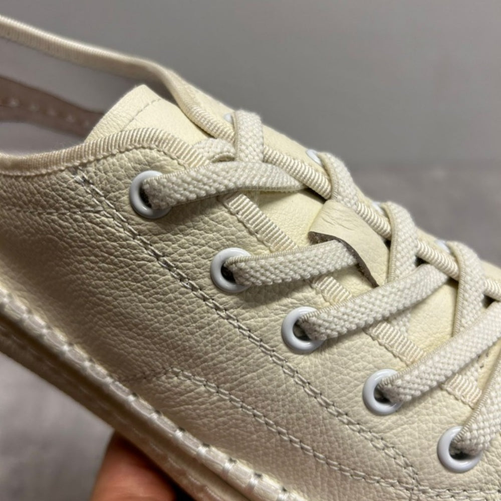 Men's genuine leather white sports shoes, suitable for casual streetwear, men's high-end urban shoes