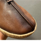 Layered cowhide fishing shoes (men's style) - Lightweight, comfortable, hand-sewn