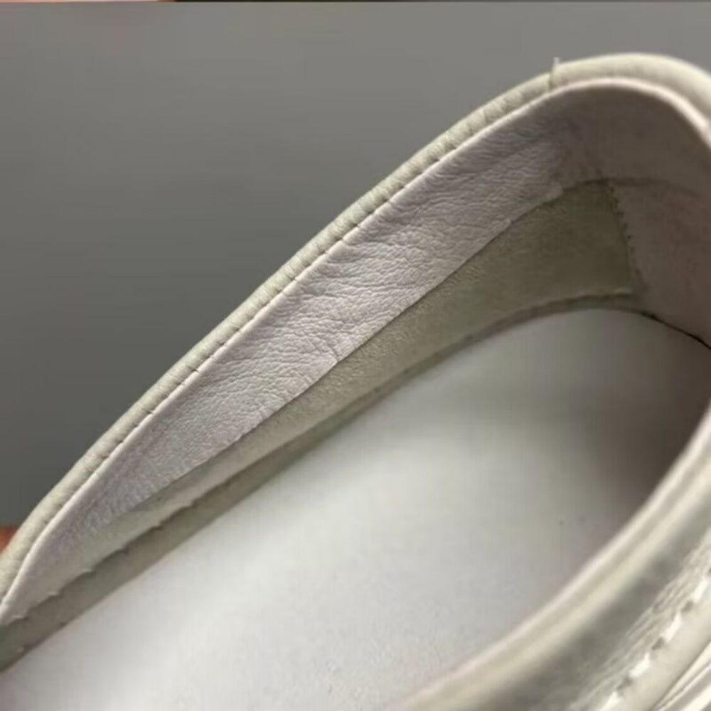 New men's leather white sports shoes, men's casual loungewear shoes, men's breathable casual shoes