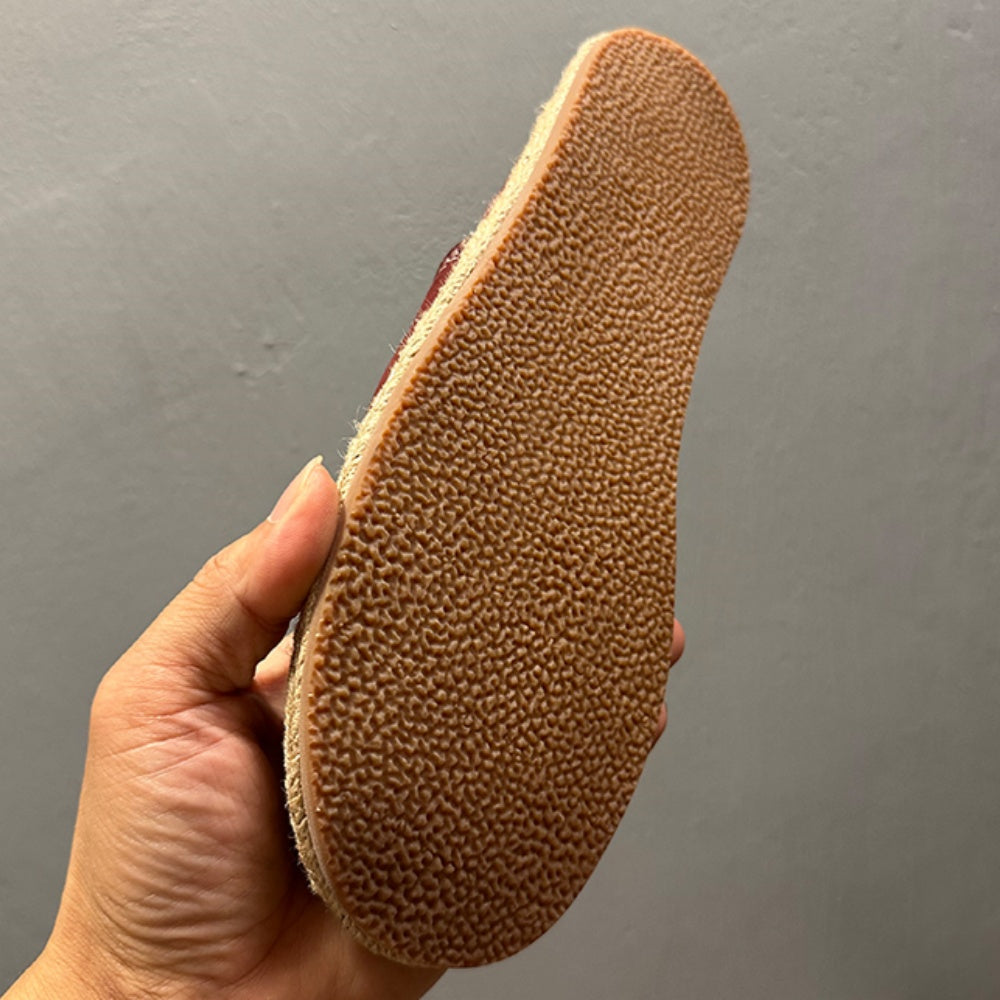 Soft cowhide fishermen's shoes, men's pure leather casual shoes, retro casual handmade loafers