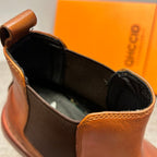 Men's new high-top shoes  Men's fashionable leather shoes  Men's leather foot covers for casual shoes