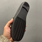 High-end genuine leather shoes, relaxed and laid-back style leather shoes, soft sole, black loafers.