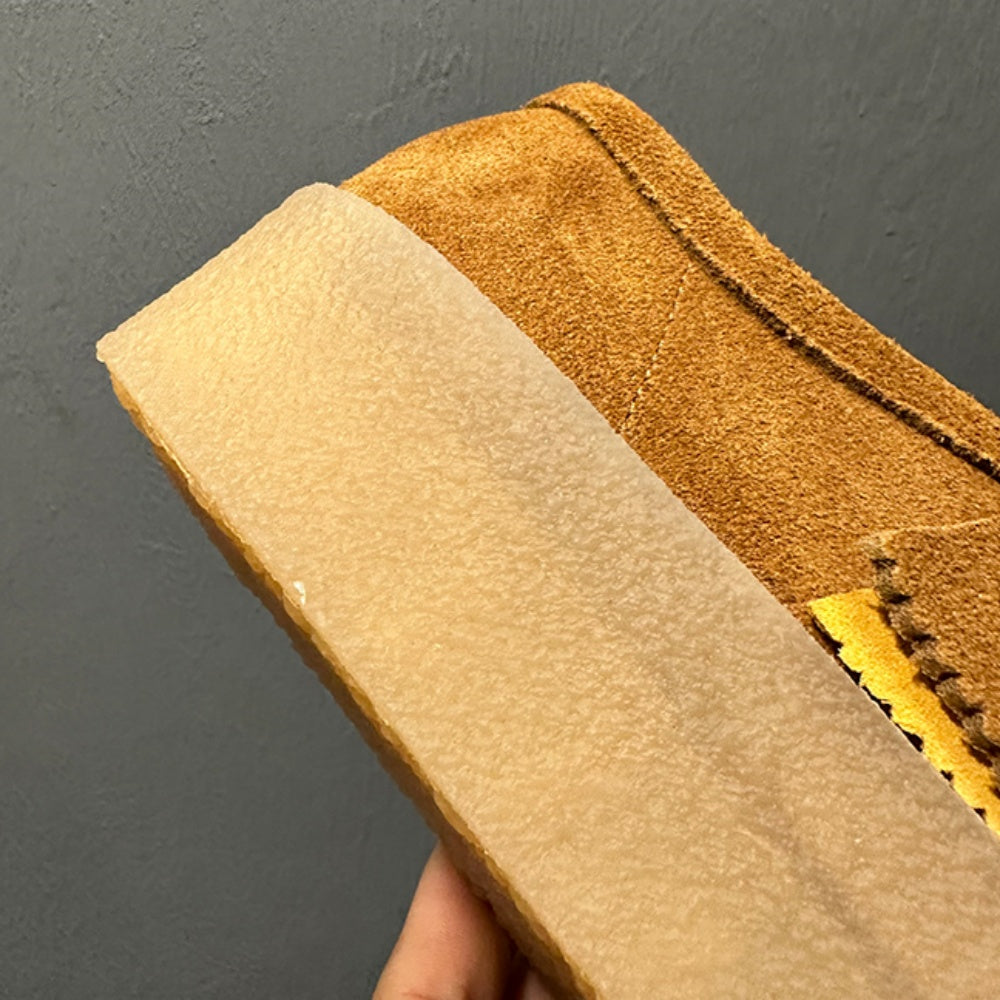 Leather casual shoes, thick sole design, heightening effect, comfortable yet fashionable shoes.