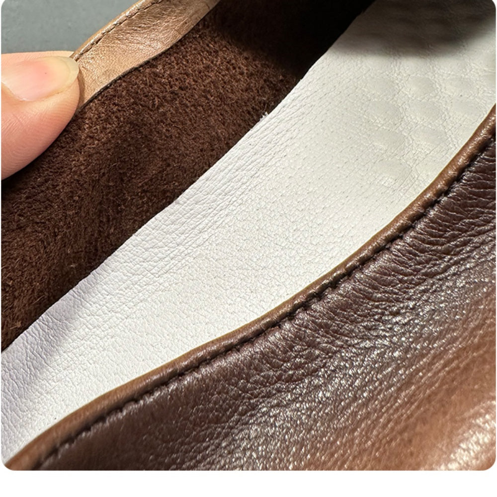 Layered cowhide fishing shoes (men's style) - Lightweight, comfortable, hand-sewn