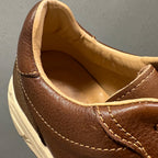 Men's high-end genuine leather casual sports shoes - retro lightweight top-grade cowhide style