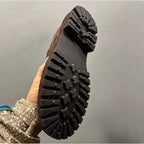 Handmade leather casual shoes, with retro horsehide material, high-end business casual men's shoes