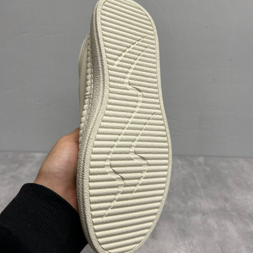 Men's genuine leather white sports shoes, suitable for casual streetwear, men's high-end urban shoes