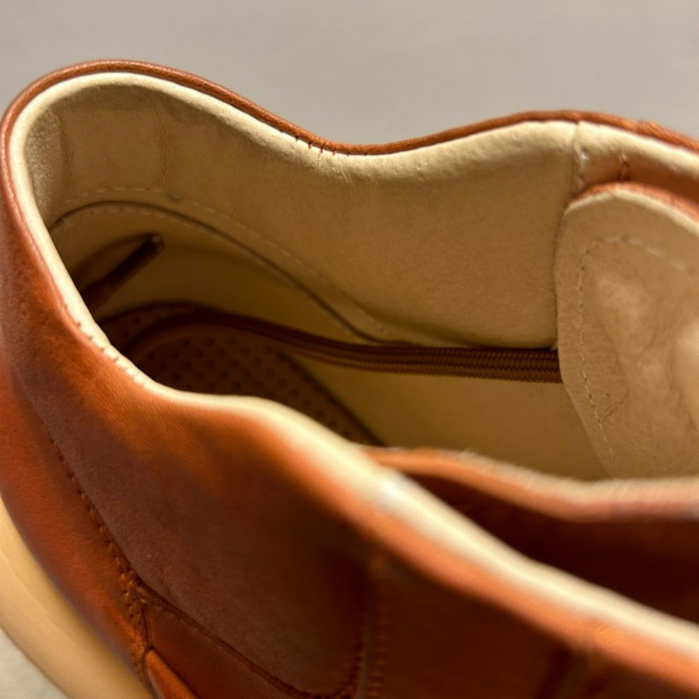 New men's fashionable leather multi-functional casual shoes - men's high-top boots