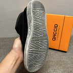 New European style high-top leather men's fashionable casual shoes / Men's fashionable short boots