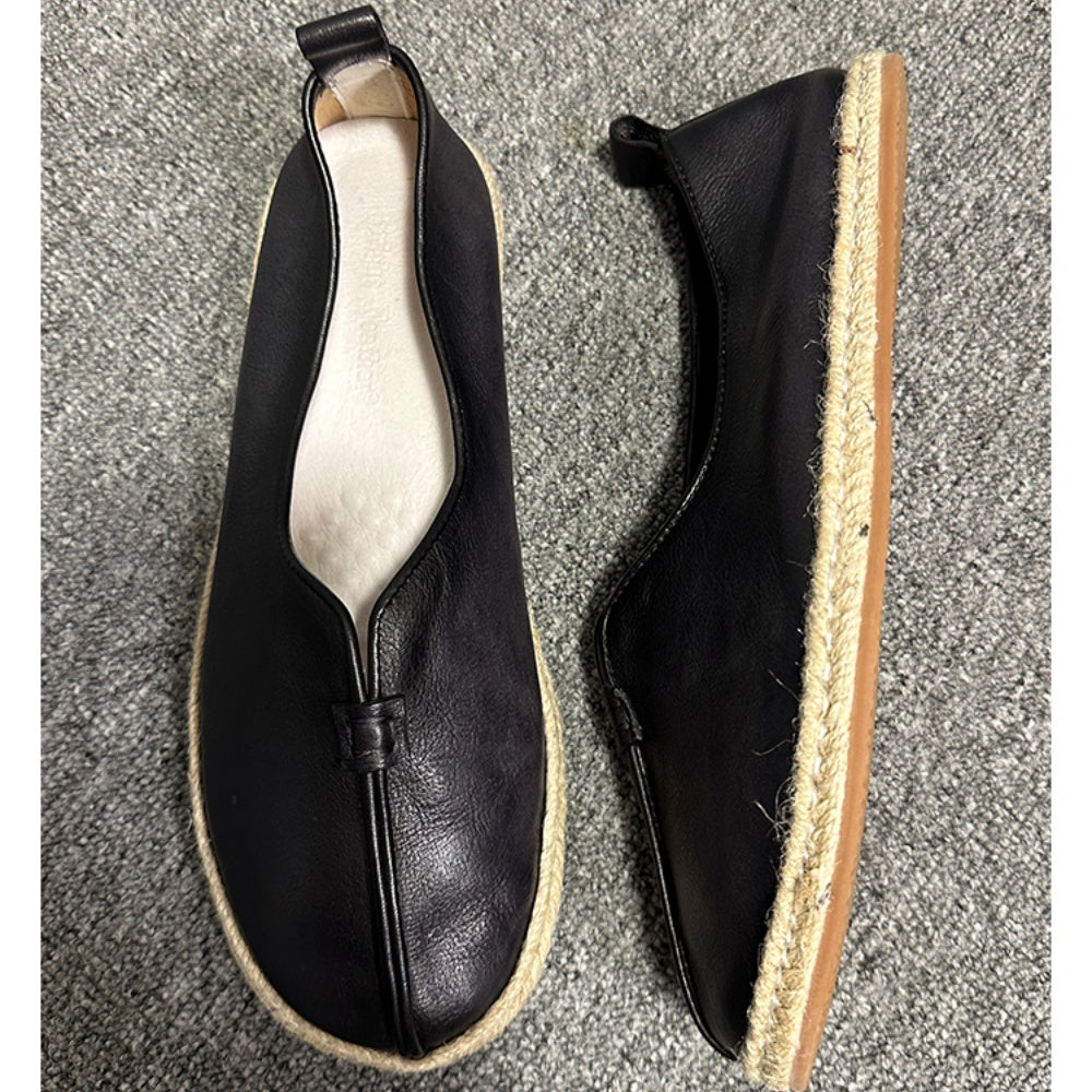 Layered cowhide fishing shoes (men's style) - Lightweight, comfortable, hand-sewn