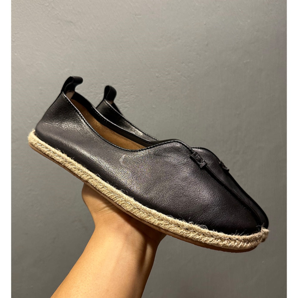 Layered cowhide fishing shoes (men's style) - Lightweight, comfortable, hand-sewn