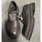 Handmade leather casual shoes, with retro horsehide material, high-end business casual men's shoes