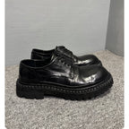 Handmade leather casual shoes, with retro horsehide material, high-end business casual men's shoes