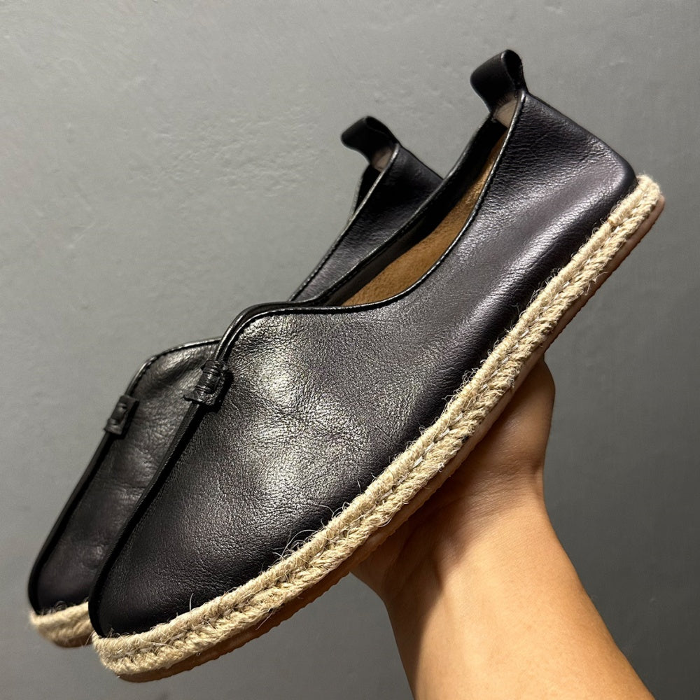 Layered cowhide fishing shoes (men's style) - Lightweight, comfortable, hand-sewn