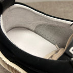 Men's leather stylish new trendy multi-functional breathable casual sports shoes. Trendy shoe style.