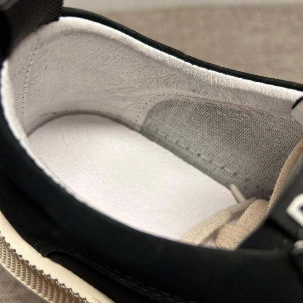 Men's leather stylish new trendy multi-functional breathable casual sports shoes. Trendy shoe style.