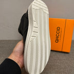 New men's high-top leather shoes, men's pure leather casual white shoes, men's short boots