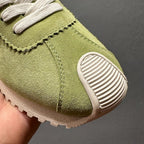 Men's casual sports shoes, thick-soled walking shoes, fashionable genuine leather sports shoes