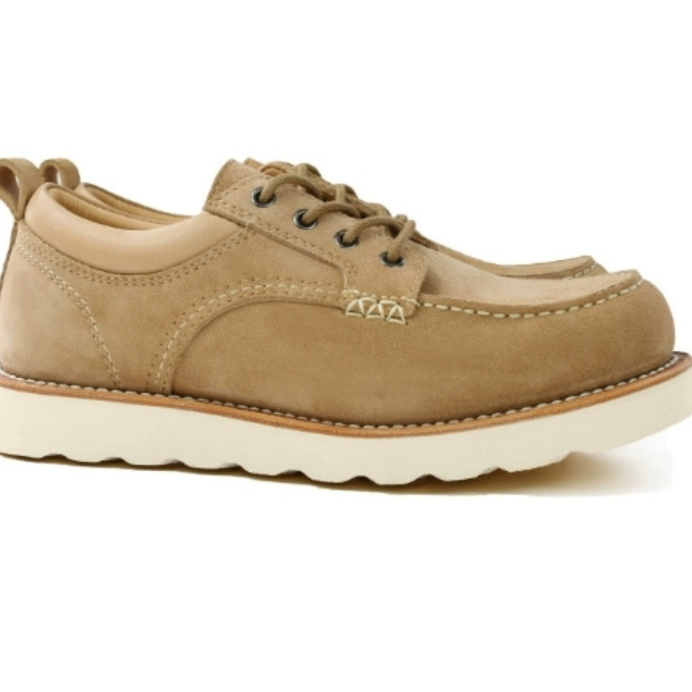 WL New men's shoes - comfortable, versatile, low-top, casual British style shoes, genuine leather, thick sole