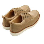 WL New men's shoes - comfortable, versatile, low-top, casual British style shoes, genuine leather, thick sole