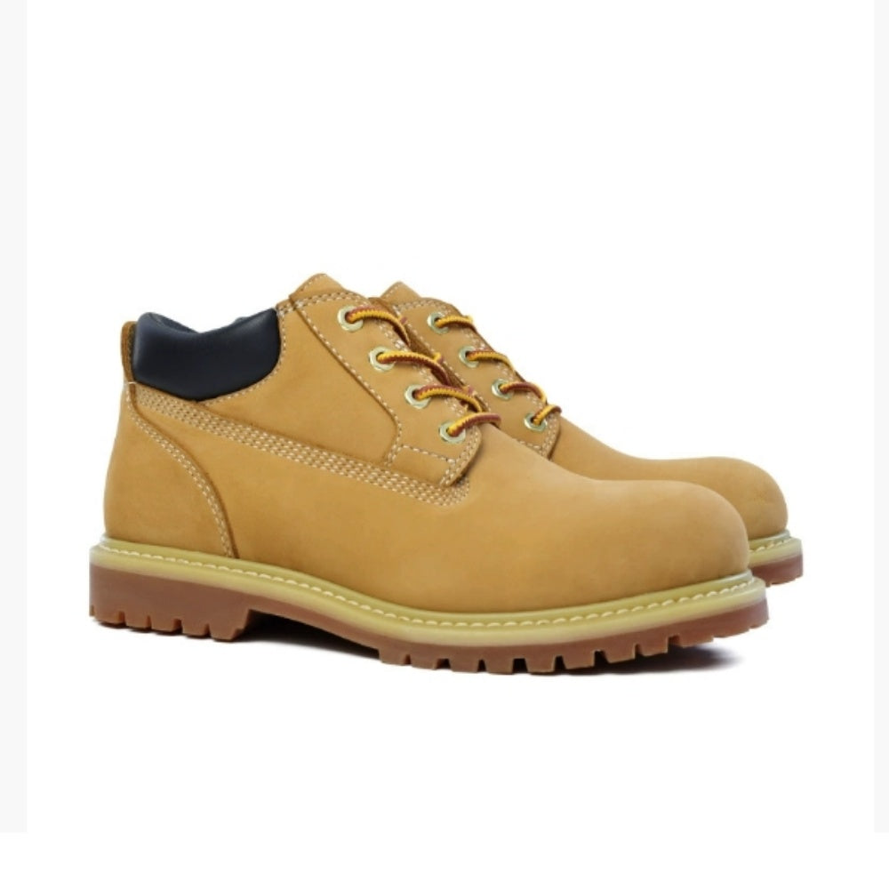 WL New model Goodyear low-top khaki boots - workwear shoes for casual outdoor use for men