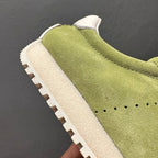 Men's casual sports shoes, thick-soled walking shoes, fashionable genuine leather sports shoes