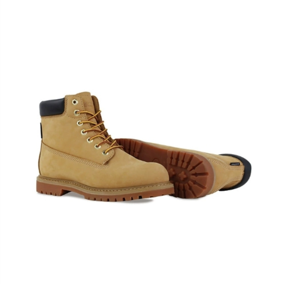WL New Goodyear-constructed genuine leather waterproof tall boots with heavy-duty work boot features