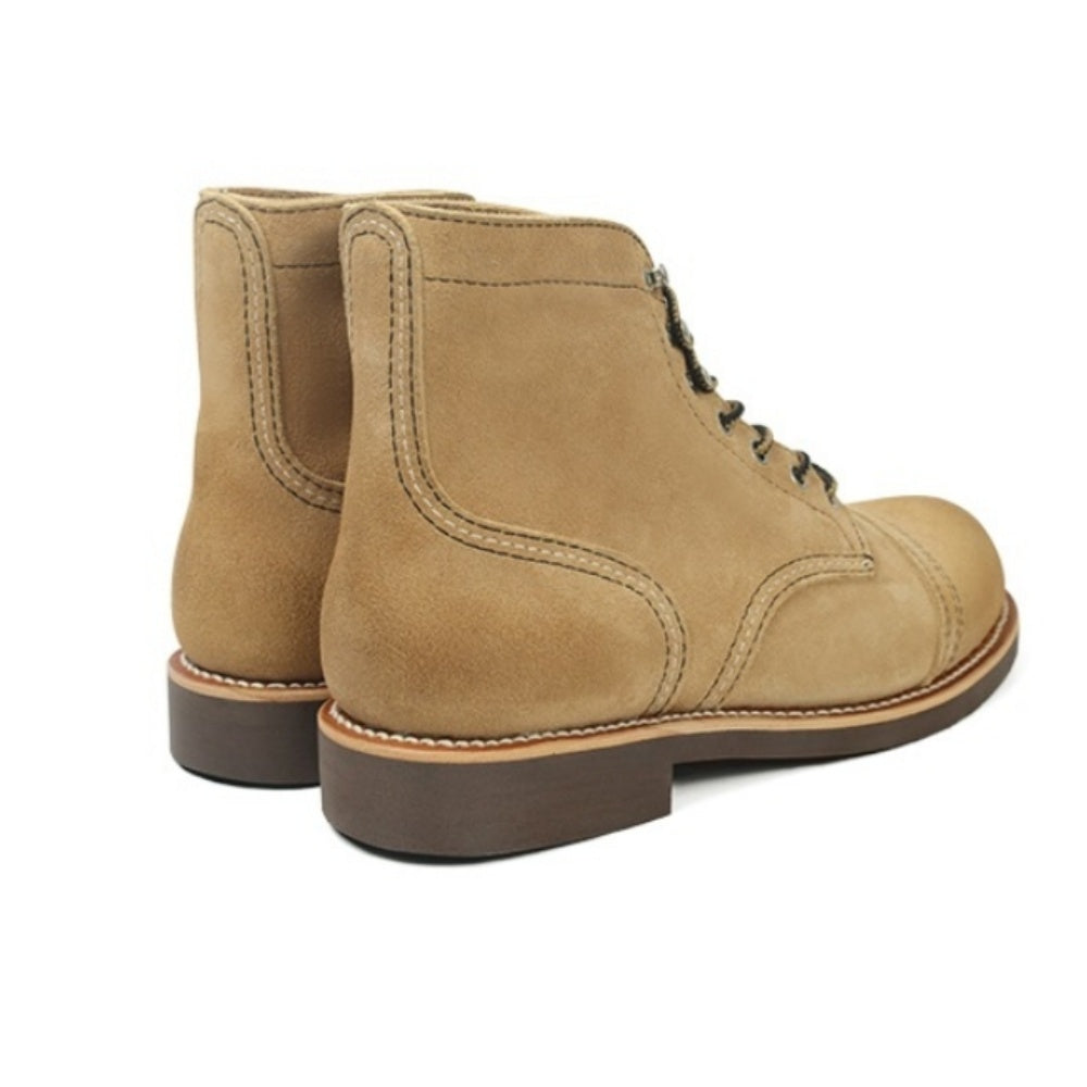 WL New suede leather Goodyear welt genuine cowhide all-purpose high-top boots