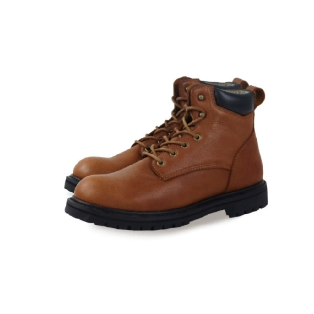 WL Anti-Distortion Leather Safety Shoes, Durable Work Shoes, Long-Term Wearable High-Collar Boots