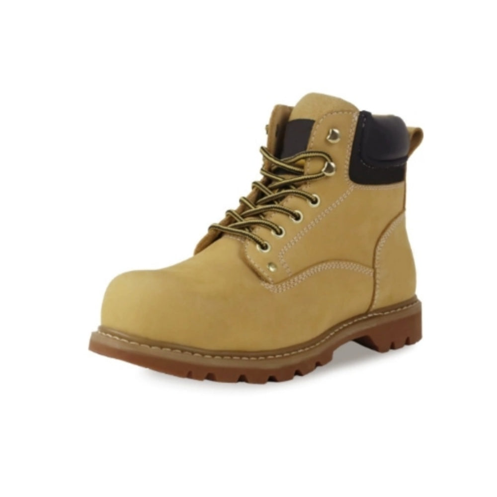 WL Anti-Distortion Leather Safety Shoes, Durable Work Shoes, Long-Term Wearable High-Collar Boots