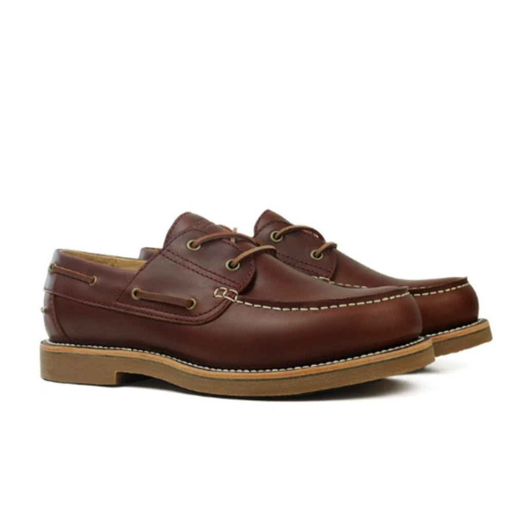 WL classic retro boat-shaped shoes, low-heeled outdoor shoes designed for men, leather style shoes