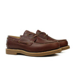 WL classic retro boat-shaped shoes, low-heeled outdoor shoes designed for men, leather style shoes