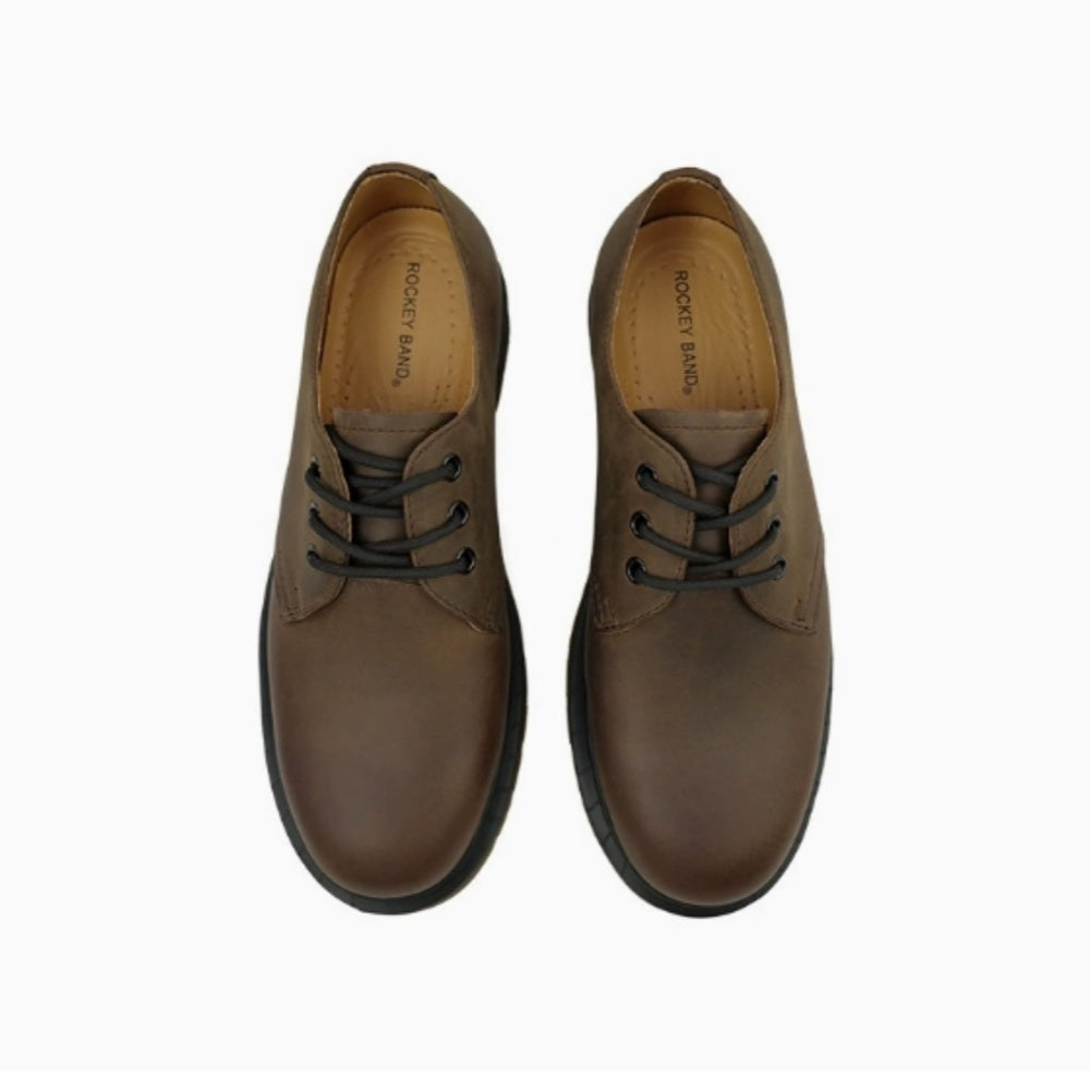 WL Goodyear brown Mustang retro leather shoes are suitable for wearing in any occasion.