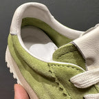 Men's casual sports shoes, thick-soled walking shoes, fashionable genuine leather sports shoes