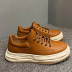 Men's handmade leather shoes, classic casual walking shoes, outdoor sports shoes, casual sports shoes