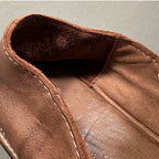 Men's handcrafted casual leather shoes - Soft leather, adjustable laces to ensure breathability